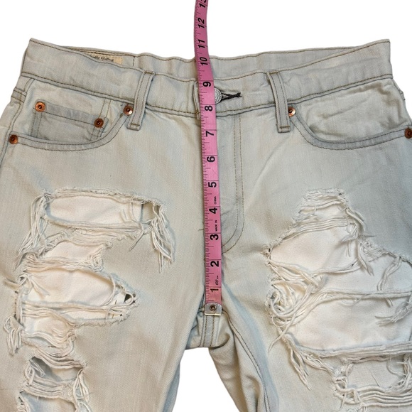 Levi’s | 511 Slim Distressed Shorts Light Wash Size 29 - Picture 13 of 14